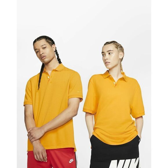 Nike Golf AT6111-739 Mens Sz XLarge Luxury Regular Fit Polo Gold Golf Shirt - Picture 1 of 8